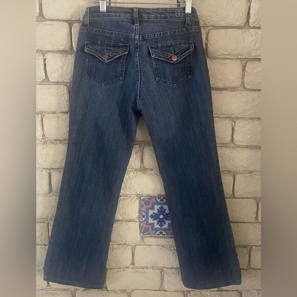 Salt Work Blue Denim Jeans Size 6P - Picture 3 of 7